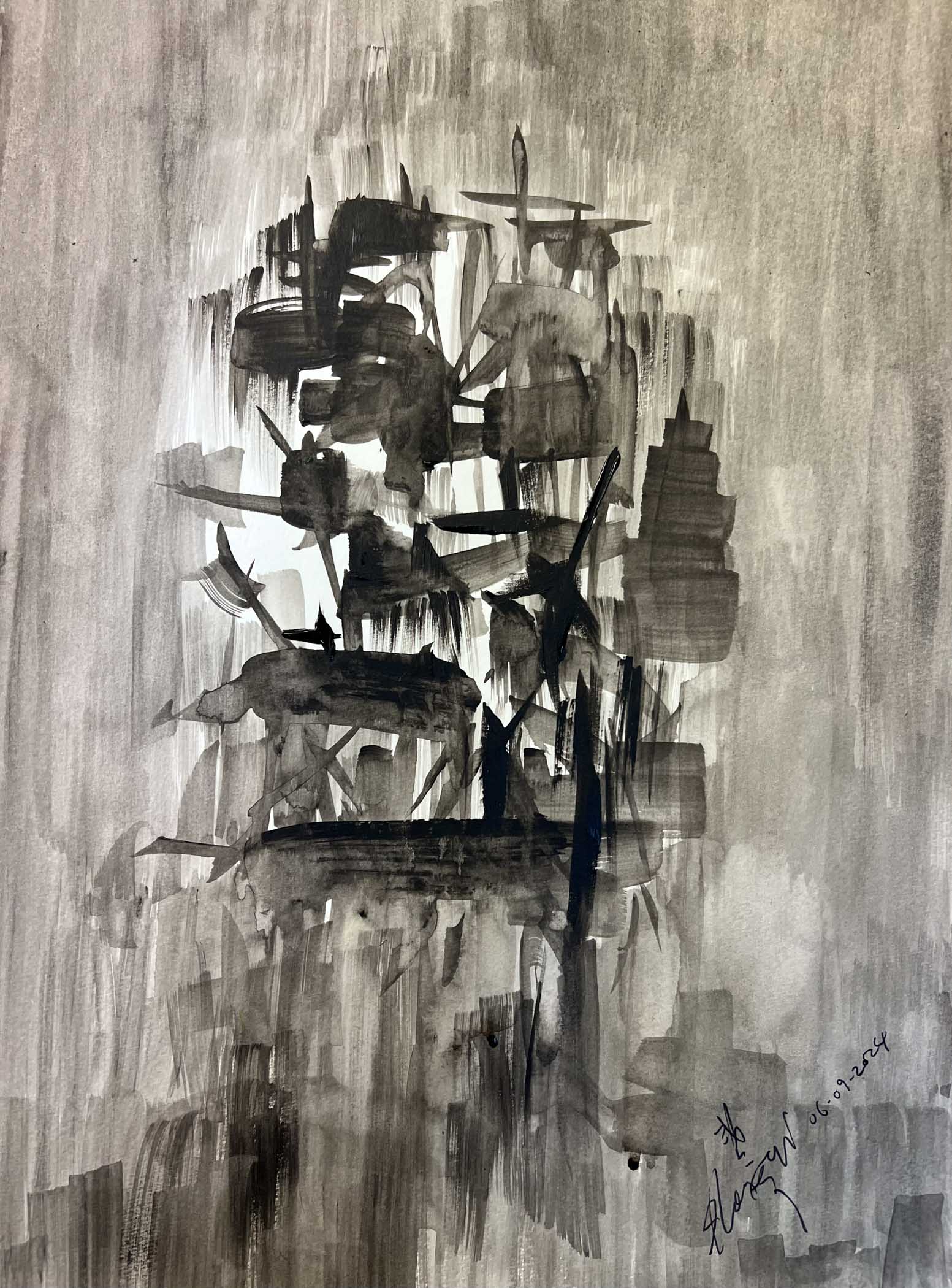 Sheng Qi was born in 1965, Hefei, P R China.He studied at the Central Academy of Art and Design in Beijing and lived and worked in Italy between 1989 and 1992.